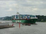  CSCL AFRICA  Hafenlotse geht ...  Johnny Goertz 08.07.2010