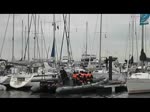 Mit einem Sportis Festrumpfschlauchboot gehts vom Bootshafen Khlungsborn zu einer Spasstour auf die Ostsee hinaus. - 03.07.2012 
