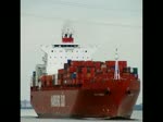 Kurz vor der Einfahrt in den Hamburger Hafen am 21.08.2011 grt ein Crewmitglied der  Rio Negro , bei der Vorbeifahrt am Lhe-Anleger, seine Liebsten.
overall length (m): 286,5 
overall beam (m): 40 
maximum draught (m): 12,5 
maximum TEU capacity: 5905 
container capacity at 14t (TEU): 4100  
deadweight (ton): 78.500 