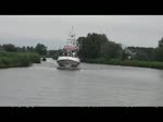 Die Seenotretter Ueckermnde haben in diesem Sommer wieder zum  Tag der Seenotretter  eingeladen. Sie prsentierten ihre Technik in langsamer und rasanter Fahrt. 29.07.2012