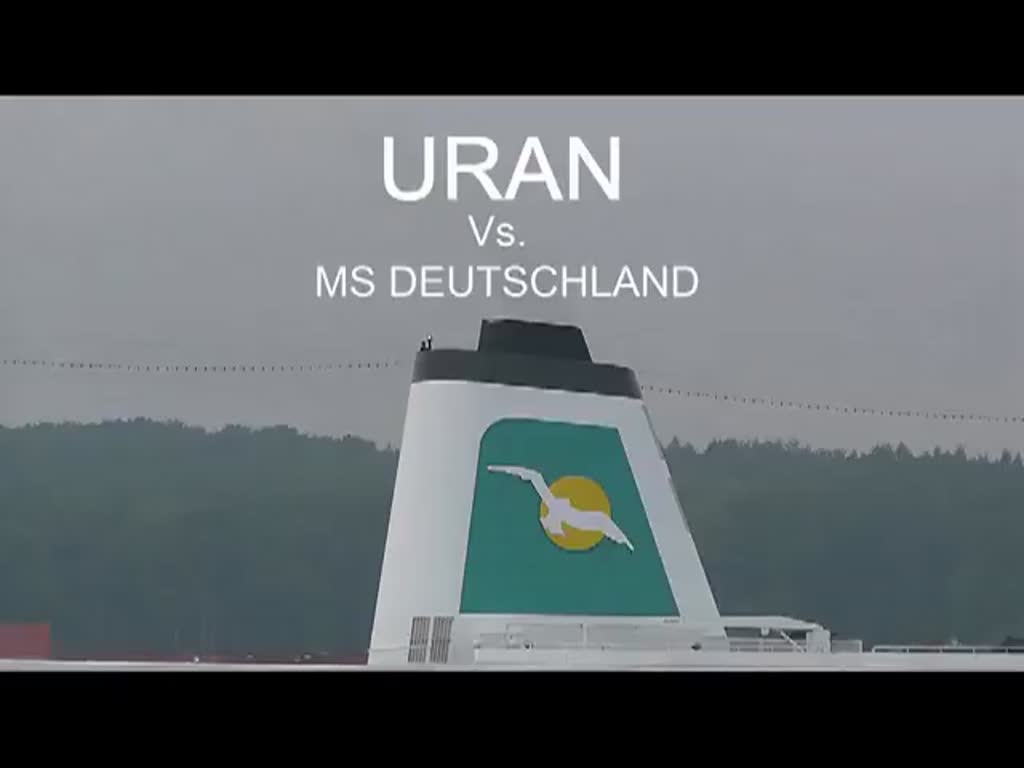 Der polnische Schlepper URAN (Fairplay-Towage) im Hafen von Sassnitz auf dem Weg zum „Das Traumschiff  die MS Deutschland. - 14.06.2016