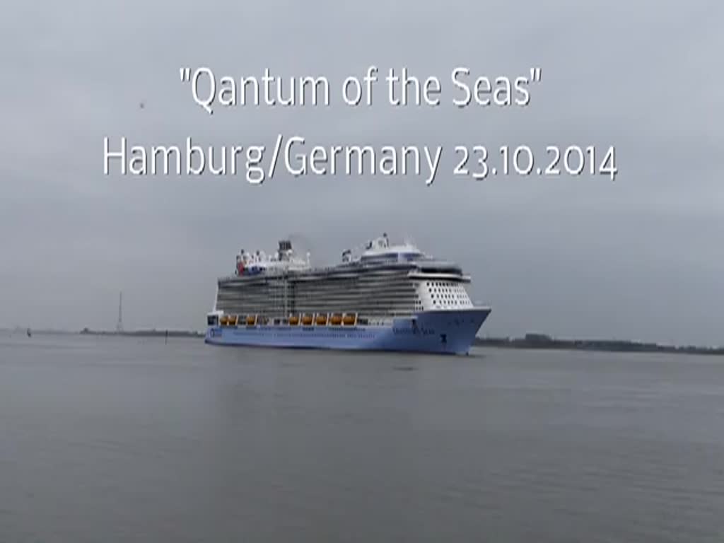 Im Oktober 2014 war die Quantum of the Seas, das drittgrößte Kreuzfahrtschiff der Welt, zu Gast im Hamburger Hafen und lag für Inspektionsarbeiten bei Blohm & Voss im Dock. 
Länge: 348 Meter
Breite: 41 Meter
Tiefgang: 8,5 Meter
Tonnage: 167.800 BRZ
Geschwindigkeit: 22 Knoten
Passagierkapazität: max. 4.180 Gäste
Decks: 18