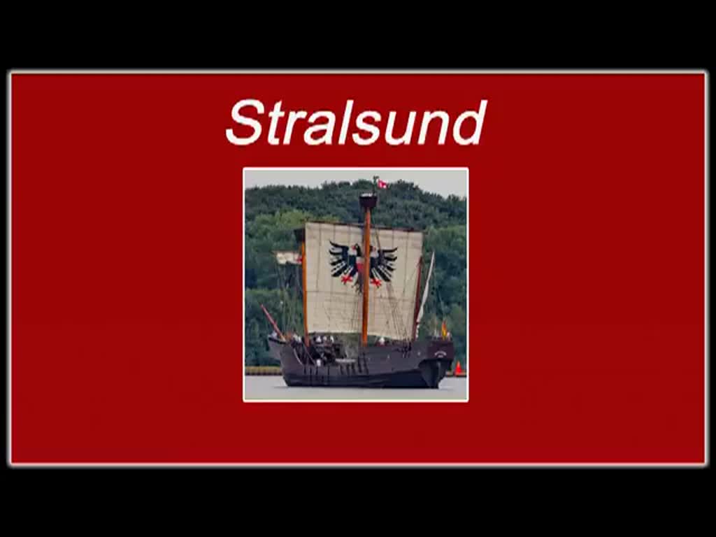 Kraweel LISA VON LÜBECK auf der Fahrt in den Stralsunder Hafen. - 05.08.2016