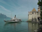 MS Italie  beim Anleger Château de Chillon (12.