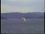 Begegnung mit der Stena Saga am 19. April 1992 im Oslofjord.