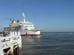 Die Fähre  OLEANDER LIMASSOL  der Gesellschaft TRANS EUROPA FERRIES fährt am 14.09.08 in den Hafen von Oostende ein.