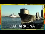 Anlegemanöver der CAP ARKONA an ihrem Stammliegeplatz im Sassnitzer Hafen. - 21.09.2016